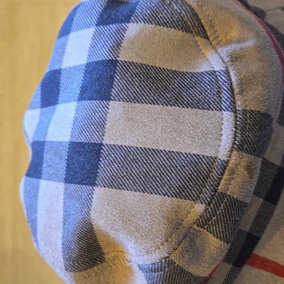Designer Inspired Tan Suede-Like Plaid Bucket Hat - Picture 2 of 6